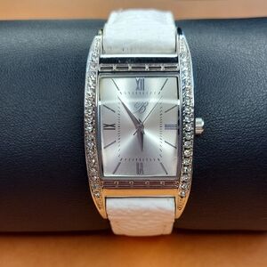 Sophisticated Silver and White Women's Watch